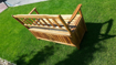 Obrázek z ALDOTRADE dřevěná lavice Edita s úložným prostorem dřevo akácie 