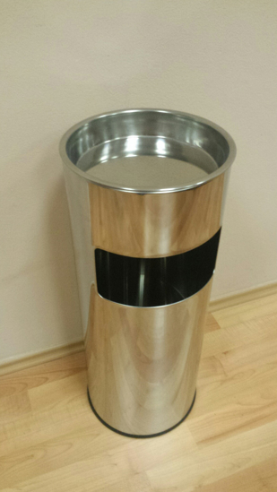 Picture of Aldotrade basket trash stainless steel with ashtray