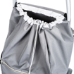 Obrázek z ALDOTRADE Nákupní taška na kolečkách se sedátkem Comfort - šedá 