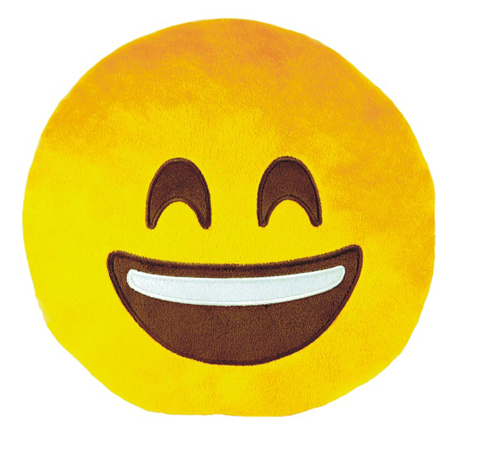 Obrázek z ALDOTRADE Polštář smajlík Emoji HAPPY 