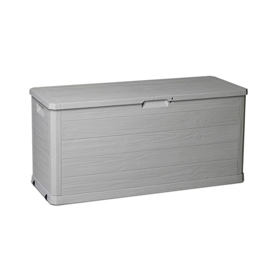 Picture of Aldotrade Garden storage box wood 280l gray