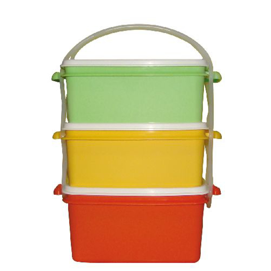 Picture of Food carrier 2x1.2l + 1x1.4l square pH