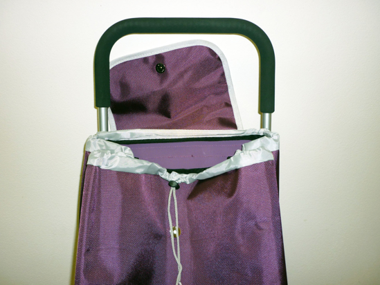 Picture of Shopping bag on wheels Twin purple