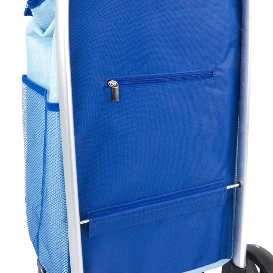 Picture of Aldotrade Shopping bag on Paris thermo blue wheels