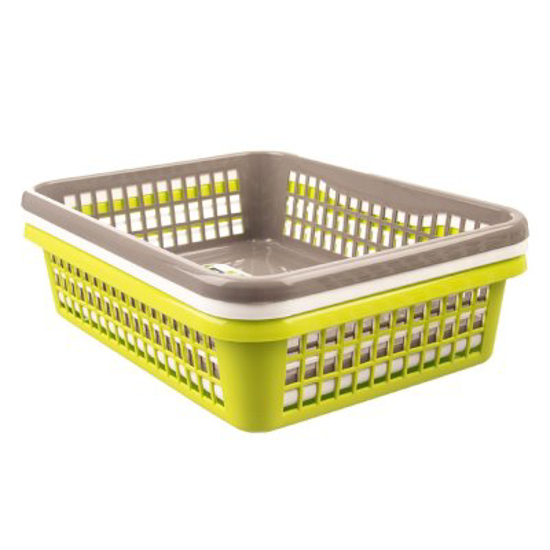 Picture of Plastic basket 20x 5.5x6,6cm, mix of colors