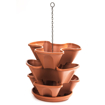 Picture of Floral cascade 2 part. terracotta