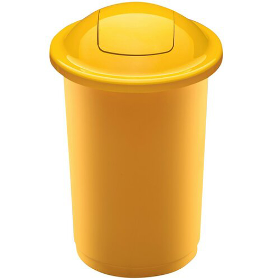 Obrázek z Odpadkový koš na tříděný odpad Top Bin 50 l, žlutá 