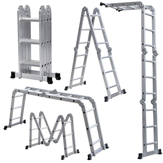 Picture of Multifunctional ladder Al Profi three -piece 4x4