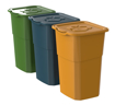 Obrázek z Koš na tříděný odpad Eco 3 Master Color 