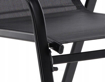 Obrázek z Zahradní židle STELA černá, set 2ks 