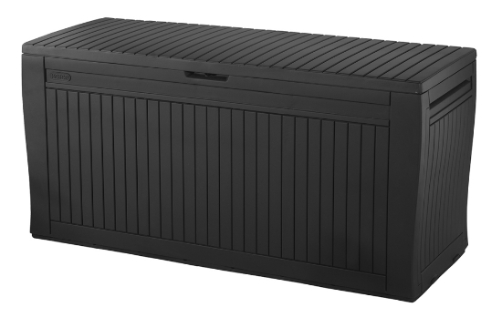 Obrázek z Keter Zahradní úložný box Comfy Box 270l  antracit 