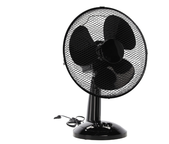 Obrázek z Stolní ventilátor černý 40W 