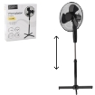 Obrázek z Stojanový ventilátor černý 45W 