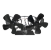 Obrázek z Krbový ventilátor DUO 26x14x11 cm 