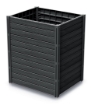 Obrázek z Vyvýšený záhon 2 ks BASE PLANT 75,6 cm - antracit 
