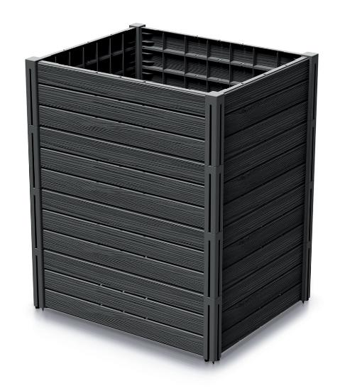 Obrázek z Vyvýšený záhon 2 ks BASE PLANT 75,6 cm - antracit 