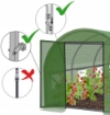 Obrázek z Zahradní fóliovník 3-segmentový s otevíracími dveřmi, 4x2,5x2m 