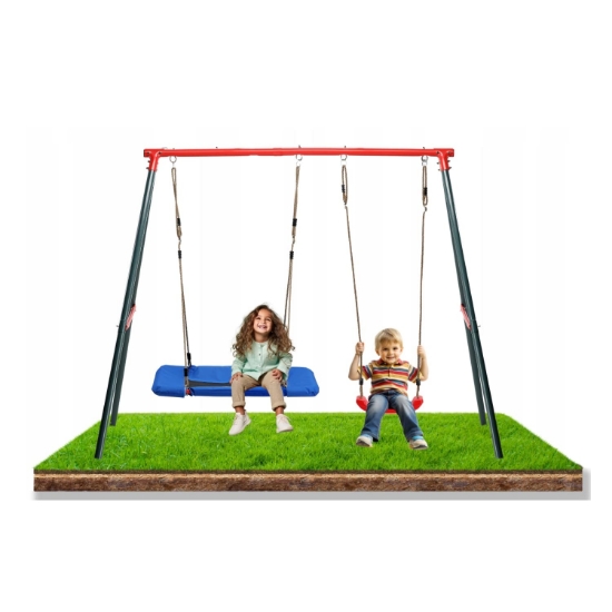 Obrázek z Zahradní dvojitá houpačka 290x180x200 cm 