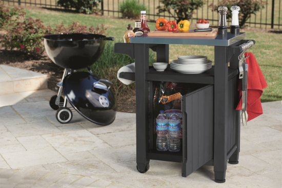 Obrázek z Keter grilovací stolek UNITY - 105L Grafit 