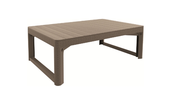 Obrázek z Stůl Lyon ratan Cappuccino 