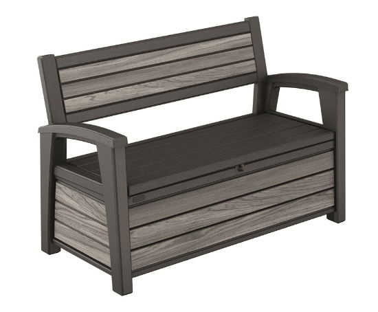 Obrázek z zahradní lavička Deco 227 L šedá 