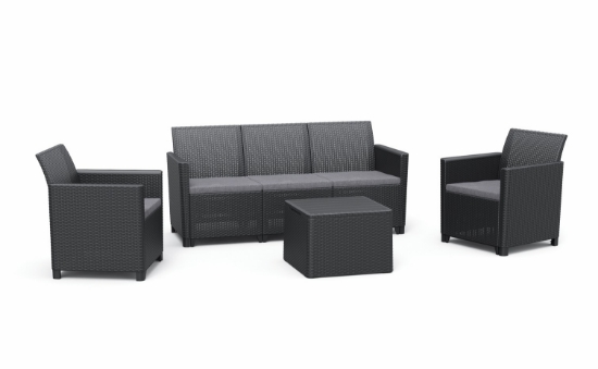 Obrázek z zahradní set Claire 5 grafit 