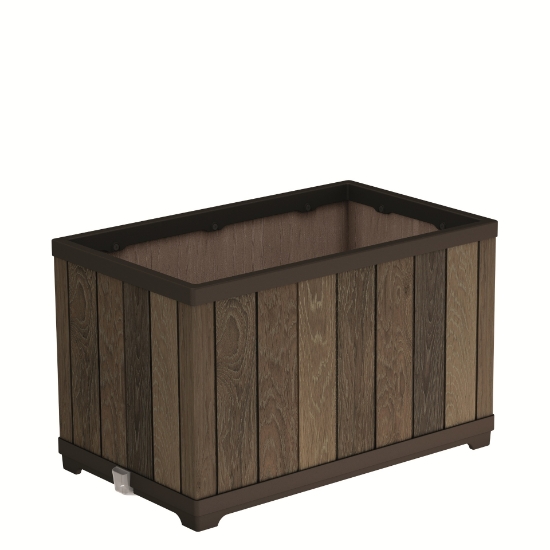 Obrázek z květináč Deco obdélníkový  Ořech 