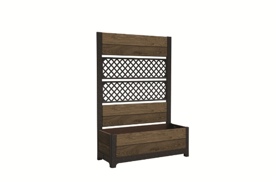 Obrázek z květináč Deco Tulip 110 L 2 panely Ořech 