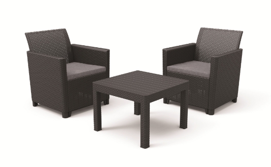 Obrázek z balkónový set Claire grafit 